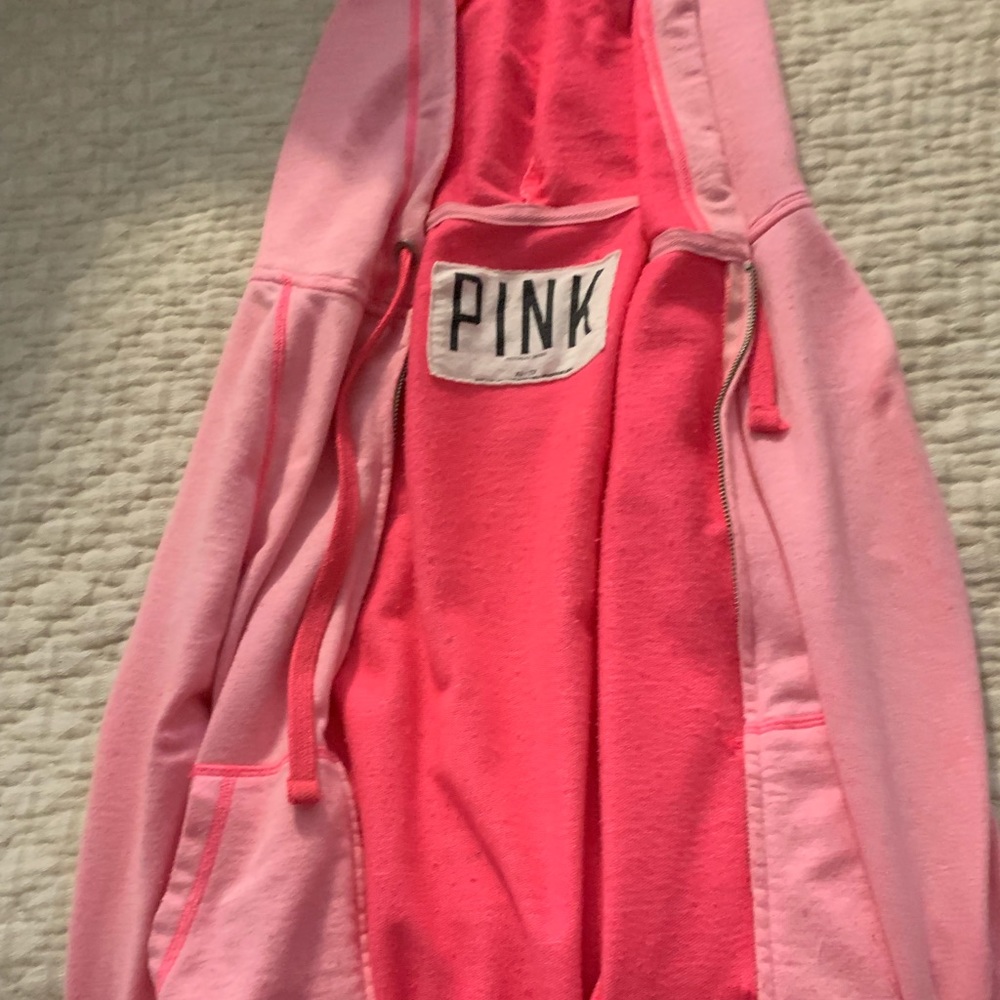VS Pink Light Hooded Sweatshirt